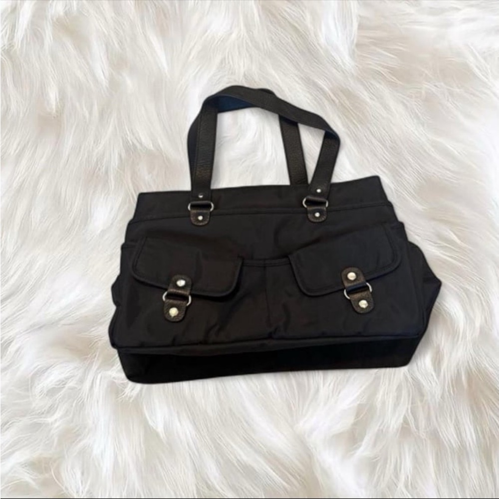 Banana Republic Black Leather Purse